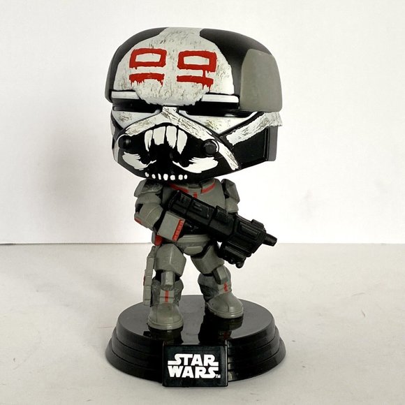 2021 Funko Pop Star Wars Wrecker #413 bobble-head vinyl figure 4.5” Tall - Picture 1 of 8